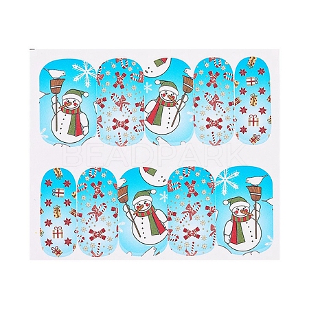 Christmas Series Nail Art Full-Cover Sticker MRMJ-Q058-2133-1