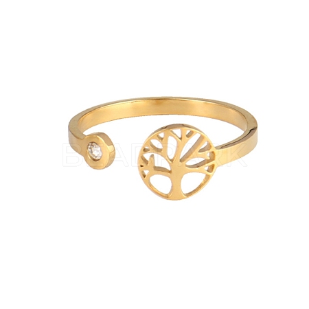 Stainless Steel Cuff Rings PW-WGB87C5-02-1