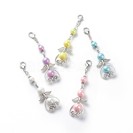 Angel Clip-on Charms HJEW-JM00748-1