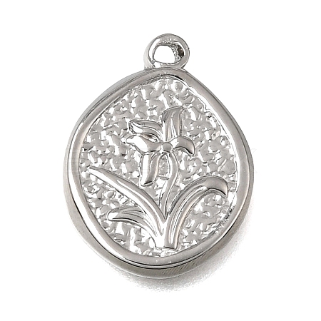 304 Stainless Steel Pendants STAS-K322-26B-P-1