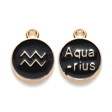 Alloy Enamel Pendants LS-ENAM-S124-01B-08J-1