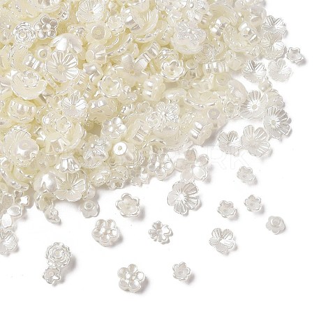 Pearlized ABS Plastic Beads KY-G032-02B-1
