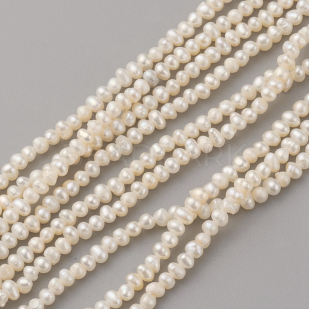 Natural Cultured Freshwater Pearl Beads Strands