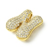 Rack Plating Brass Cubic Zirconia Pendants KK-S378-02G-N-2