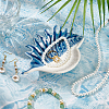 Conch Shape Ceramic Jewelry Plates AJEW-WH0083-92A-5