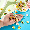 40Pcs 5 Colors Opaque Resin Decoden Cabochons CRES-TA0001-86-6