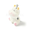 Flocky Opaque Resin Pendants LS-FIND-A058-02C-2