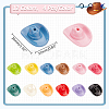 48Pcs 12 Colors Opaque Acrylic Beads SACR-PH0002-23-2