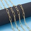 Soldered Brass Paperclip Chains CHC-D025-03G-01-6