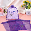 20Pcs Polyester Mesh Sachet Packing Drawstring Bgas ABAG-TA0002-20A-6