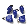 Dyed Natural White Jade Pendants G-Z067-02P-09-2