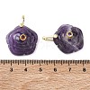 Natural Amethyst Carved Pendants GG-CBAF4FB-01G-07-3