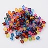 Faceted Bicone Transparent Acrylic Beads DBB14MM-2