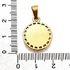 304 Stainless Steel Pendants STAS-B086-10B-G-3