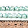 Anti-Tarnish Electroplate Glass Beads Strands EGLA-T021-8mm-15-11-4
