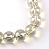 Electroplate Glass Beads Strands X-EGLA-Q062-8mm-A11-2