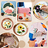 Linen Cross Stitch Fabric LS-DIY-WH0504-692-5
