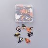 Halloween Theme Resin Cabochons CRES-X0010-07-4