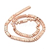 Electroplated Synthetic Non-Magnetic Hematite Beads Strands G-I360-B01-03-2