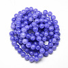 Baking Paint Crackle Glass Bead Strands DGLA-Q023-6mm-YS14-3