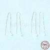 925 Sterling Silver Ear Thread STER-P047-09S-1