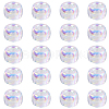 500Pcs UV Plating Acrylic Beads OACR-SP0001-85B-7