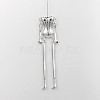 Tibetan Style Alloy Human Body Skeleton For DIY Toy Doll Making X-TIBE-39030A-AS-RS-2