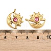 304 Stainless Steel Rhinestone Pendants STAS-Z166-24G-07-3