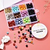 DIY Round Mixed Stone Beads Bracelet Making Kit DIY-YW0004-97-6