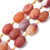 Natural Weathered Agate Beads Strands G-A311-C01-01-2