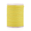 Round Waxed Polyester Cord X-YC-G006-01-1.0mm-04-1