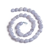 Natural Blue Lace Agate Beads Strands G-D0002-D75-2