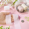 3 Rolls 3 Colors Wrinkle Polyester Ribbon OCOR-TA0002-98C-7