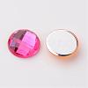 Imitation Taiwan Acrylic Rhinestone Flat Back Cabochons GACR-D002-10mm-M-2