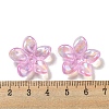 AB Color Plated Acrylic Beads OACR-G034-01A-3