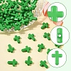 200Pcs Opaque Acrylic Beads SACR-FS0001-39J-2