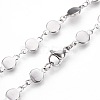 304 Stainless Steel Link Chain Necklaces NJEW-F242-01P-3