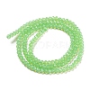 Baking Painted Transparent Glass Beads Strands DGLA-A034-J2mm-B09-3