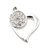 Alloy Rhinestone Pendants ALRI-C007-36P-2