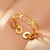 304 Stainless Steel Cuff Rings FS-WGFBCF4-03-1