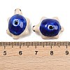 Handmade Bright Glazed Porcelain Beads PORC-CJC0009-03D-2