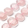 Natural Rose Quartz Beads Strands G-H078-B03-01-1