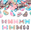 90Pcs 9 Colors Handmade Polymer Clay Pendants CLAY-TA0001-22-1
