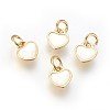 Enamel Brass Charms KK-G364-17G-01-1