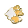 Golden Plated Alloy Enamel Pendants ENAM-L049-01G-02-2