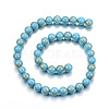 Natural Mashan Jade Beads Strands X-G-P232-01-C-6mm-2