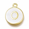 Brass Enamel Pendants KK-H103-01O-G-1