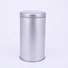 Tea Tin Canister with Airtight Double Lids CON-WH0074-19MS-A-1