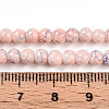 Baking Paint Glass Beads Strands DGLA-N003-4mm-C02-5