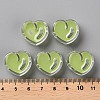 Transparent Enamel Acrylic Beads TACR-S155-004D-4
